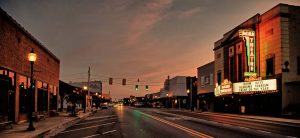 Fort Payne Downtown at Night
