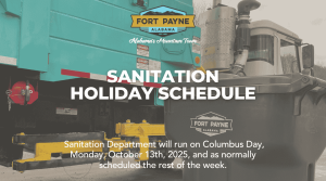 Columbus Day Sanitation