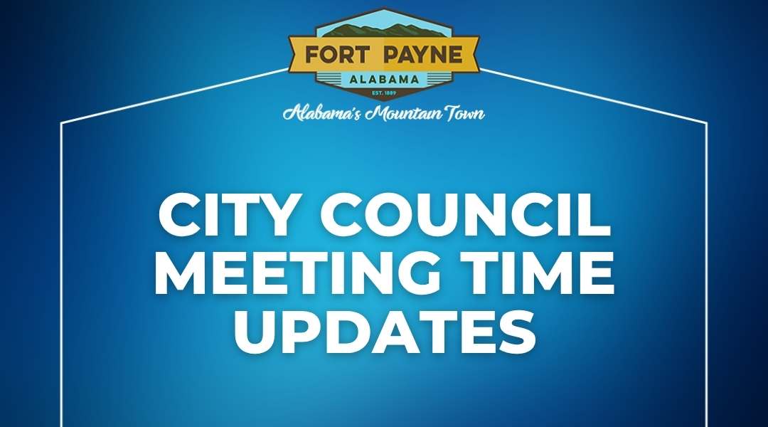 City Council Meeting Time Updates