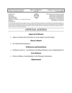 2026-01-06 Regular Meeting Agenda