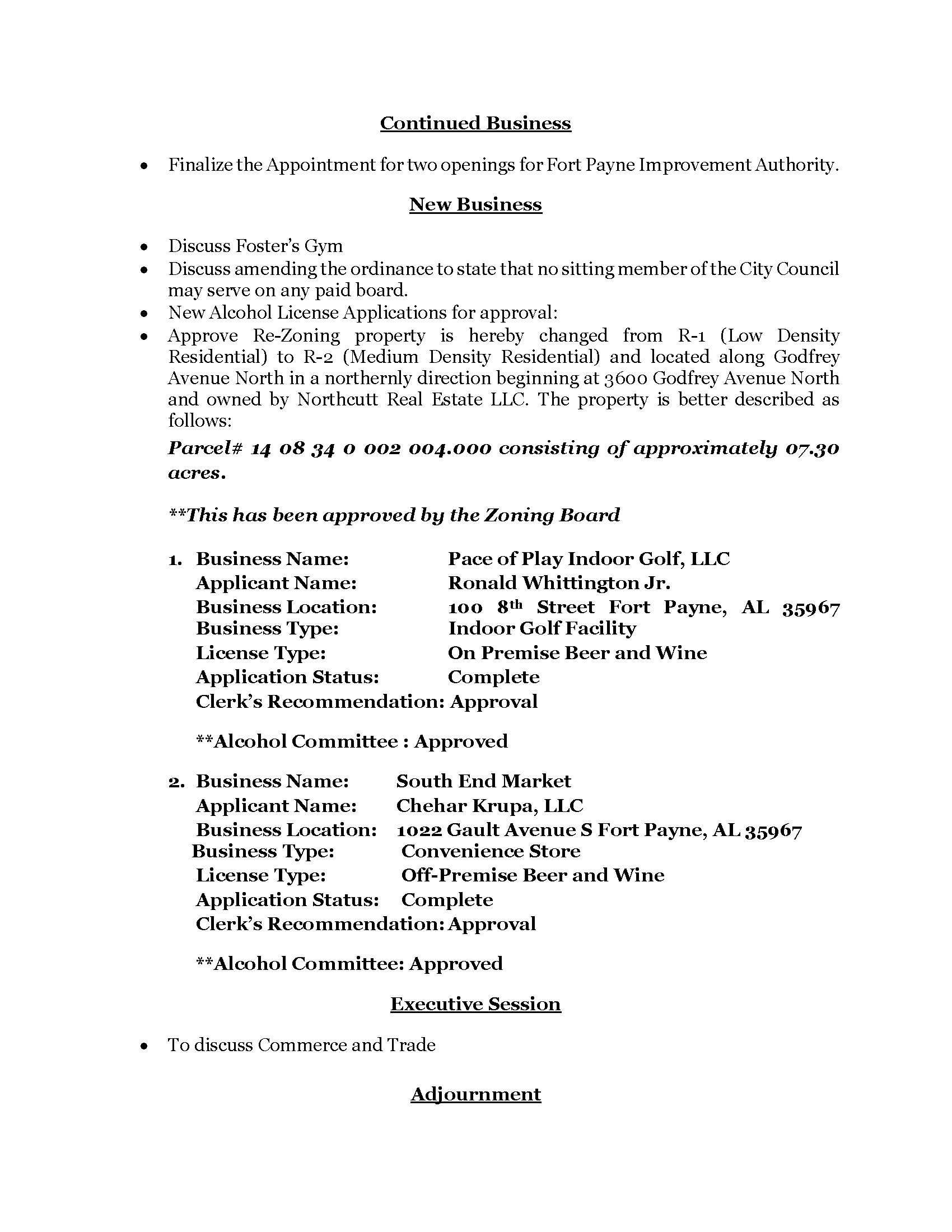 2026-01-20 Regular Meeting Agenda_Page_2 Agenda