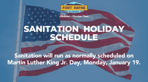 Sanitation Holiday Schedule
