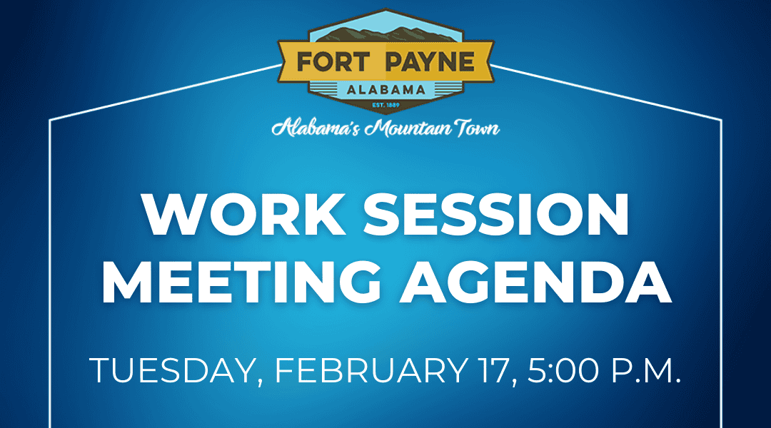 Work Session Meeting Agenda