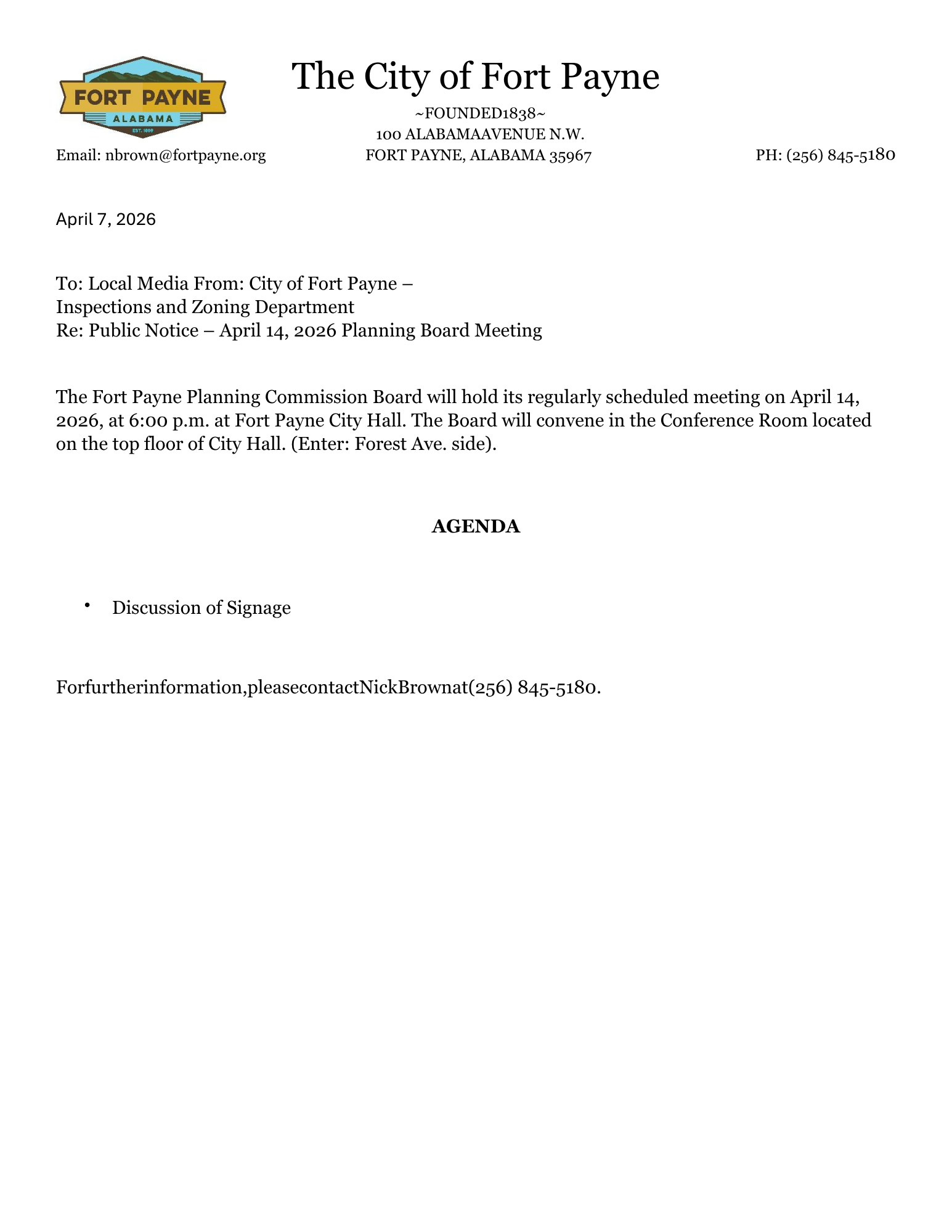 Planning Commission Meeting